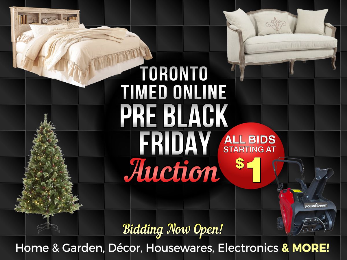 Unreserved Timed Online Auction Toronto November, 12, 2018